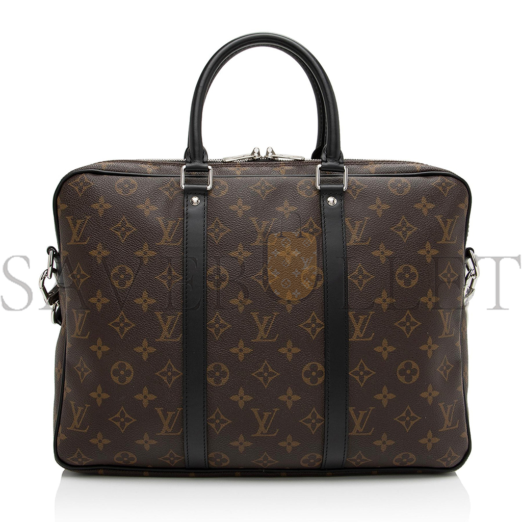 LOUIS VUITTON MONOGRAM CANVAS PORTE DOCUMENTS VOYAGE PM MESSENGER BAG M40226 (41*31*7cm)  